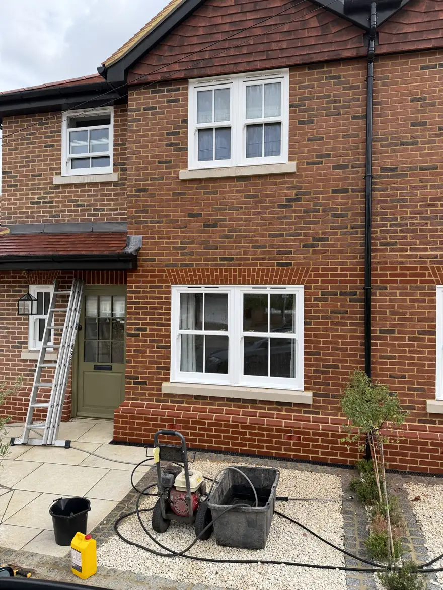 The same new build builders clean in Harpenden after cleaning