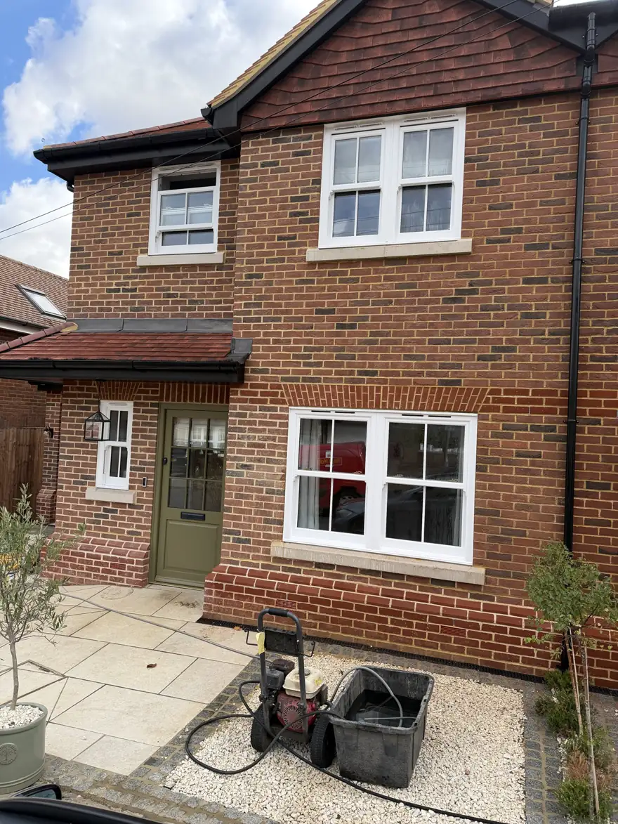 New build builders clean in Harpenden before cleaning