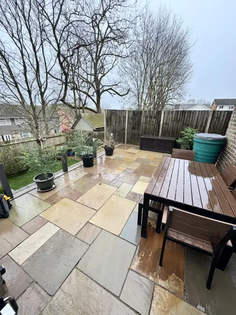Patio clean in Harpenden, after cleaning by Renaco